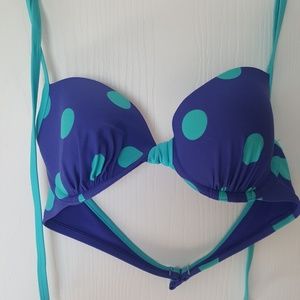 Polka Dot Bikini Top